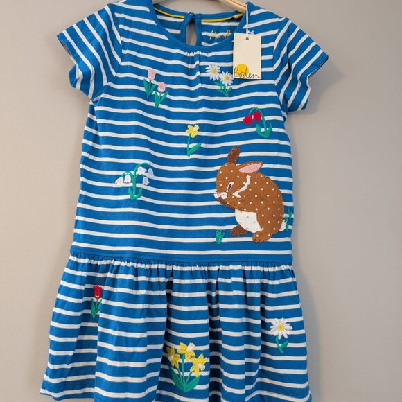 Mini Boden appliqued Easter tunic 5/6 NWT - Picture 1 of 4